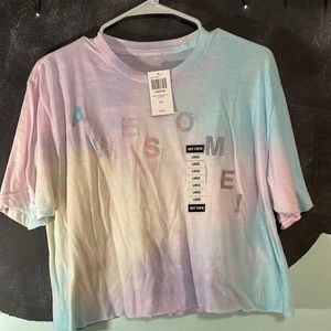 Taylor Swift “Awesome!” Tie Dye Crop Top